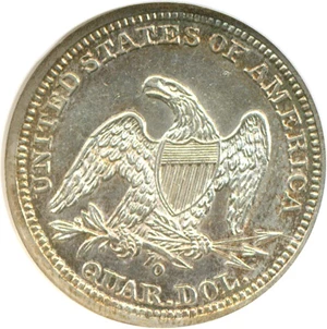 image for: 1842-O 25c Large Date NGC AU58
