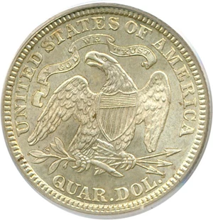 image for: 1887 25c PCGS/CAC MS65