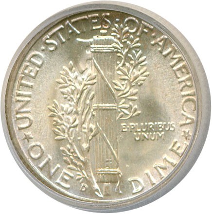 image for: 1944-D 10c  ICG MS67 