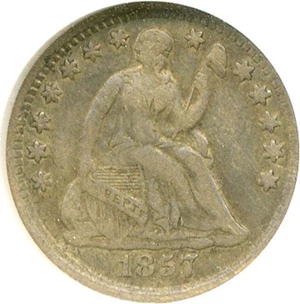 image for: 1857 H10c ANACS VF20