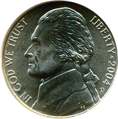 image for: 2004-D 5c Handshake NGC MS65 