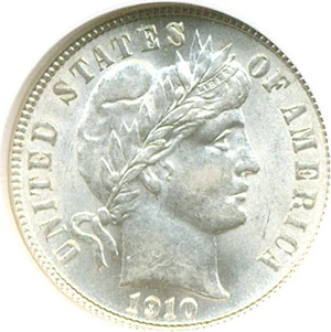 image for: 1910 10c NGC AU58