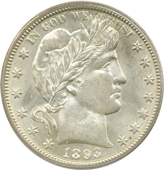 image for: 1893-O 50c  PCGS MS64 