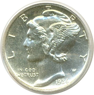 image for: 1936 10c PCGS Proof 64