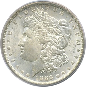 image for: 1886-O $1 PCGS MS62