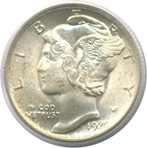image for: 1920 10c PCGS MS65 FB