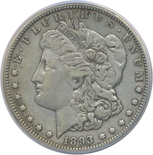 image for: 1893-O $1 PCGS XF40