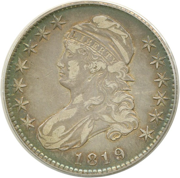 image for: 1819 50c  PCGS XF40 