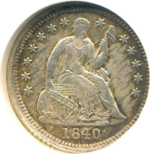 image for: 1840-O H10c Drapery NGC AU58