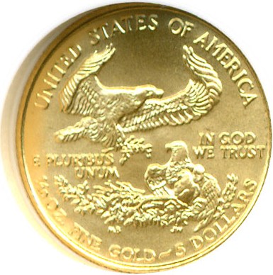image for: 1991 $5 Gold Eagle NGC MS69 