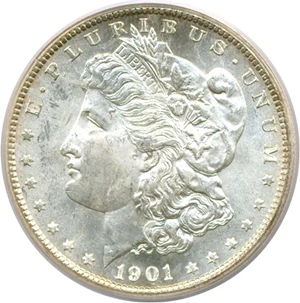 image for: 1901-S $1 PCGS MS64