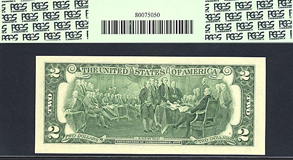 image for: Fr.1937L* 2003 $2  PCGS Gem CU65 PPQ [L00003215] *Star* 