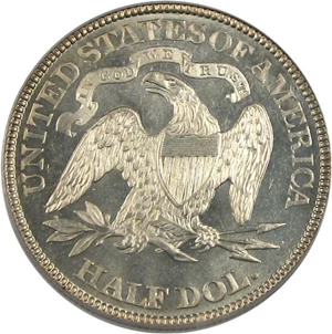 image for: 1884 50c PCGS MS65