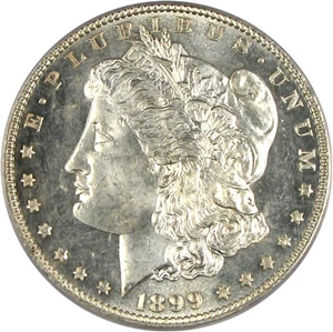 image for: 1899 $1 PCGS/CAC MS65 PL