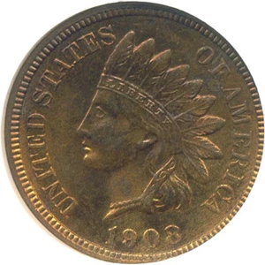 image for: 1908-S 1c NGC MS63 RB