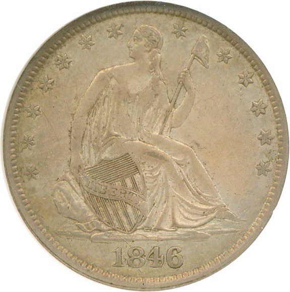 image for: 1846-O 50c Med Date NGC AU55 