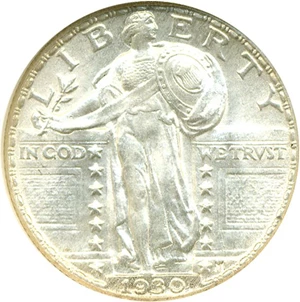 image for: 1930 25c DGS MS62