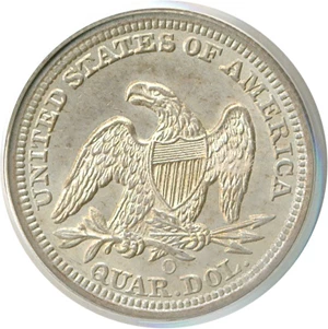 image for: 1854-O 25c Arrows PCGS MS63