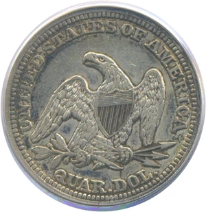image for: 1847 25c PCGS XF40