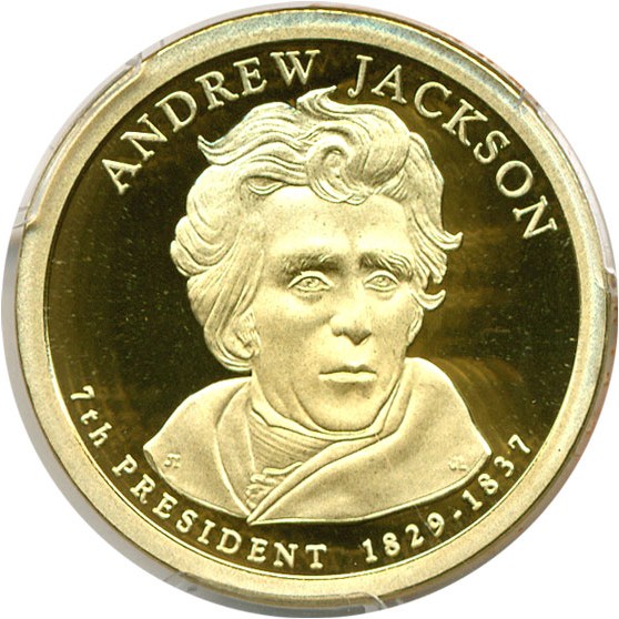image for: 2008-S $1 Andrew Jackson - First Strike PCGS Proof 69 DCameo