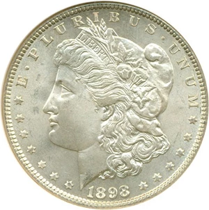 image for: 1898 $1 NGC MS65