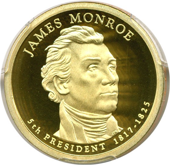 image for: 2008-S $1 James Monroe - First Strike PCGS Proof 69 DCameo