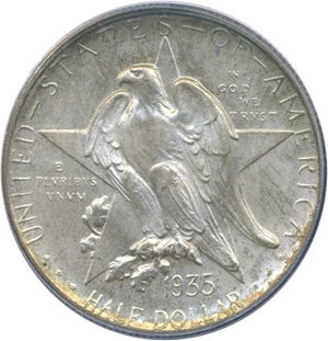 image for: 1935-D 50c Texas PCGS MS66