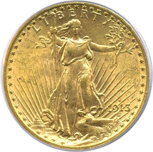 image for: 1913-S $20 PCGS MS63