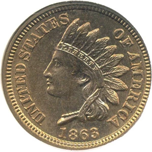 image for: 1863 1c NGC MS62