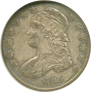image for: 1834 50c NGC XF45
