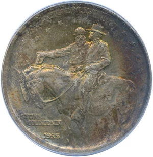 image for: 1925 50c Stone Mountain ANACS MS66