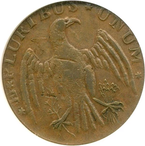image for: 1787 Eagle Reverse Immunis Columbia NGC AU53 BN