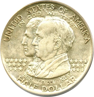 image for: 1921 50c Alabama PCGS AU50