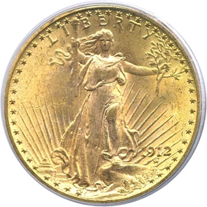 image for: 1912 $20 PCGS MS64
