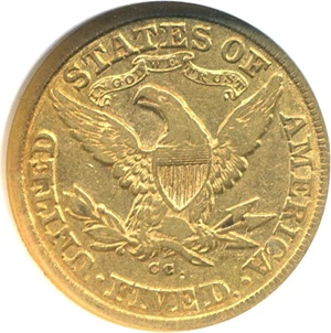 image for: 1880-CC $5 NGC VF30