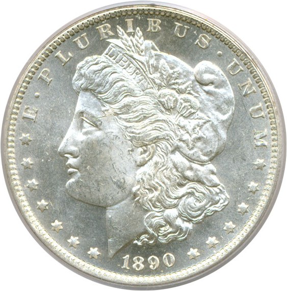 image for: 1890-O $1  PCGS MS63 PL