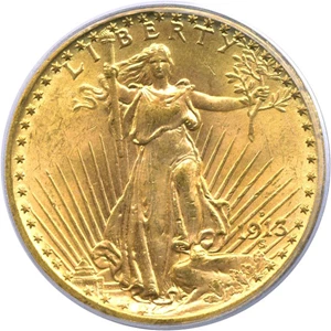 image for: 1913-D $20 PCGS MS64