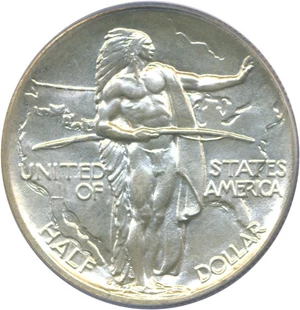 image for: 1936-S 50c Oregon PCGS MS65
