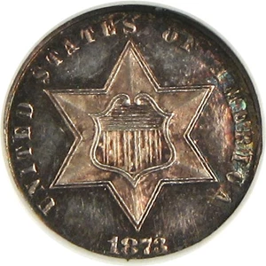 image for: 1873 3cS NGC/CAC Proof 64