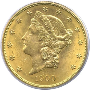image for: 1900-S $20 PCGS MS63