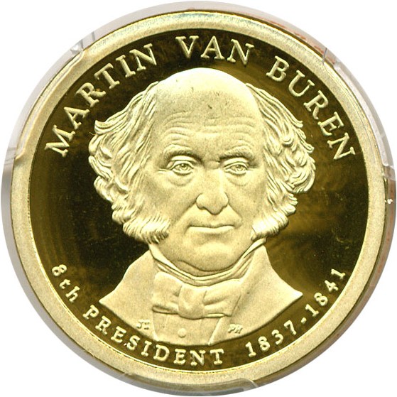 image for: 2008-S $1 Martin Van Buren - First Strike PCGS Proof 69 DCameo
