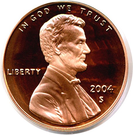 image for: 2004-S 1c  PCGS Proof 69 RD DCameo