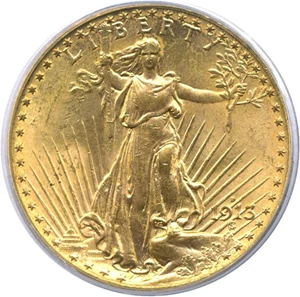 image for: 1913-D $20 PCGS MS64