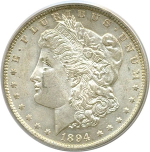 image for: 1894-O $1 PCGS AU58