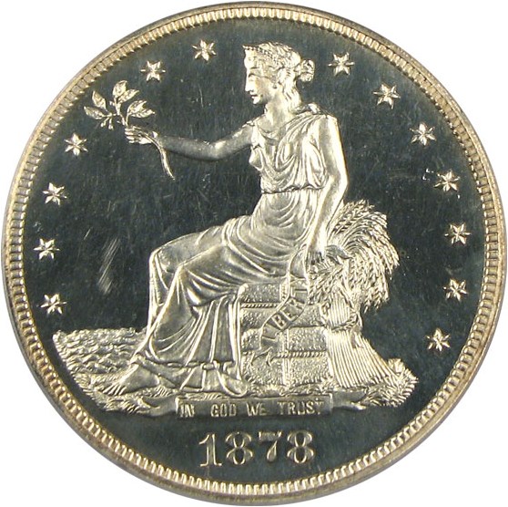 image for: 1878 Trade$  PCGS Proof 64 Cameo