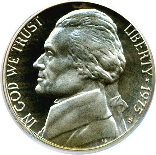 image for: 1975-S 5c  PCGS Proof 69 DCameo