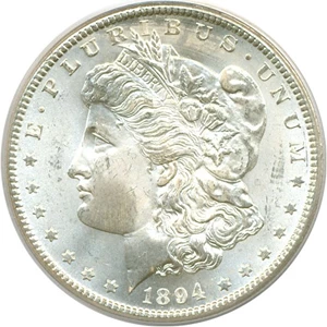 image for: 1894-S $1 PCGS/CAC MS65