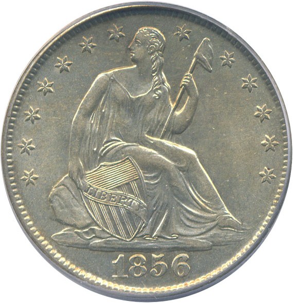 image for: 1856-O 50c  PCGS/CAC MS62