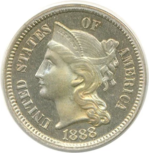 image for: 1888 3cN PCGS Proof 65