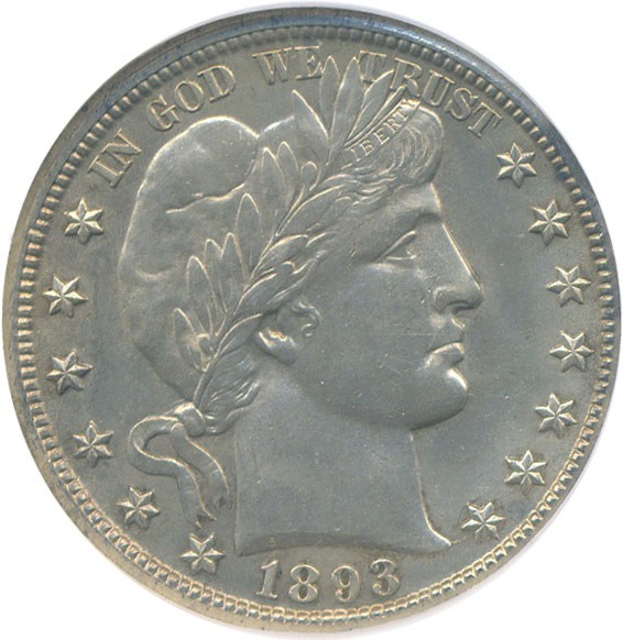 image for: 1893-O 50c  NGC MS62